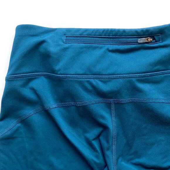 Nike Power Epic Lux Dri-FIT Capri Running Leggings Womens XS Teal Cropped Pocket - Picture 7 of 14